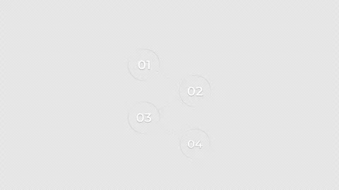 Number bullet points of list diagram, infographic element loop Animation vi.. Stockbeeldmateriaal 245130740