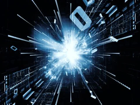 Number Burst Backdrop Stock Illustration