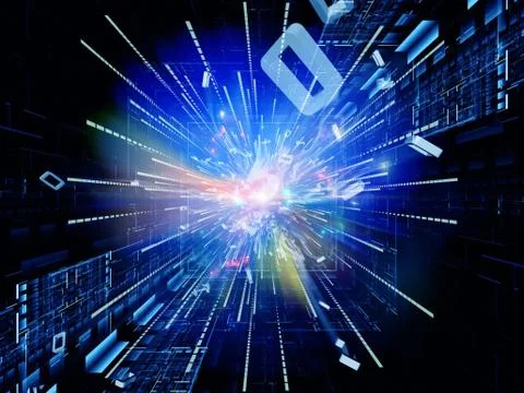 Number Burst Backdrop Stockillustratie