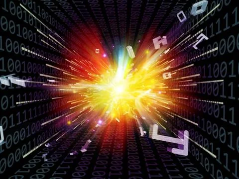 Number Burst Background Stockillustratie