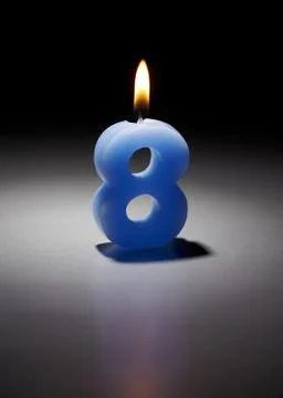 Number candle Stock Photos