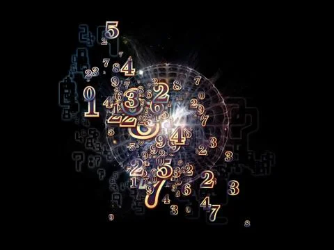 Number Cloud Stock Illustration