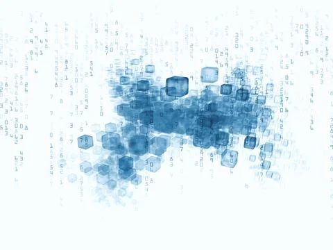 Number Cloud Stockillustratie