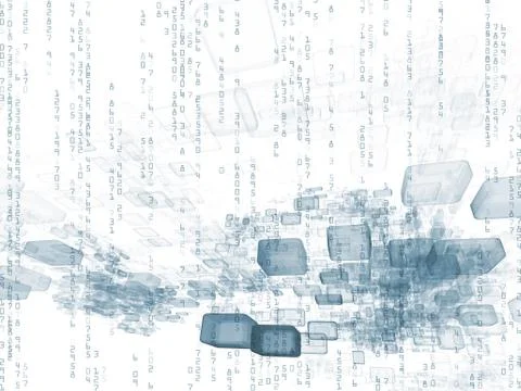 Number Cloud Stockillustratie