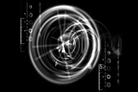 Number codes flashing  Stock Footage 562533