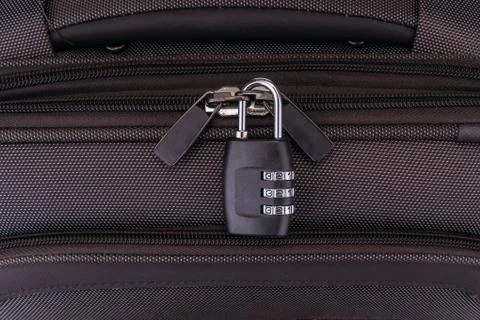 Number combination padlock Stock Photos