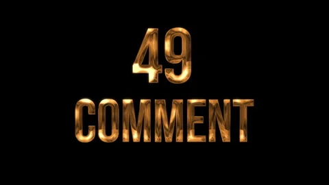 Number Comment 1 Stock Footage 338214638