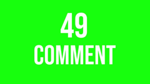 Number Comment 1 Stock Footage 338215993