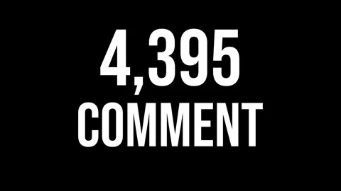 Number Comment 10 Vídeo Stock 338214316