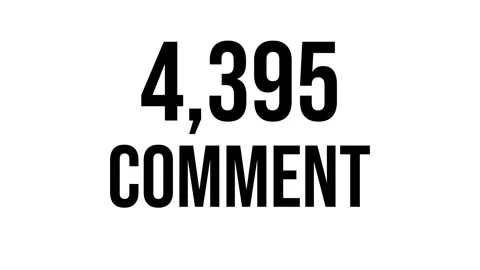 Number Comment 10 Stock Footage 338215900