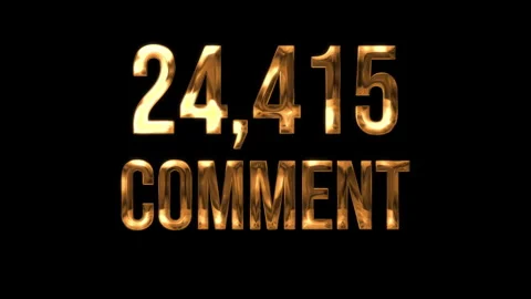 Number Comment 12 Stock Footage 338215779
