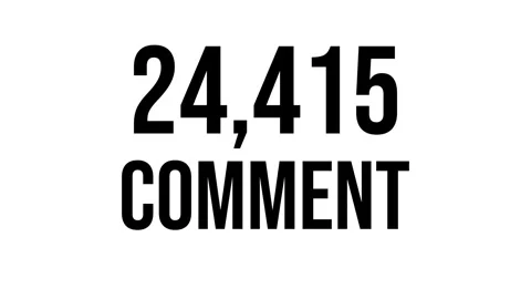 Number Comment 12 Stock Footage 338215911