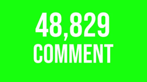 Number Comment 13 Stock Footage 338216420