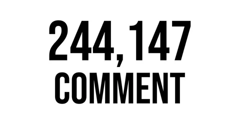 Number Comment 14 Stock Footage 338215928