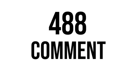 Number Comment 2 Stock Footage 338215846