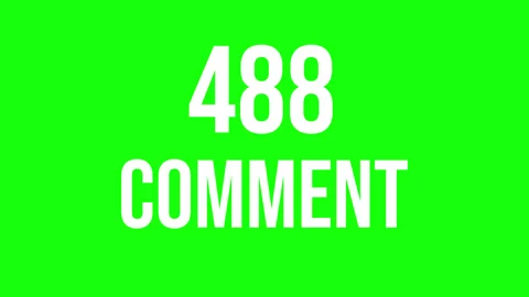 Number Comment 2 Stock Footage 338216021