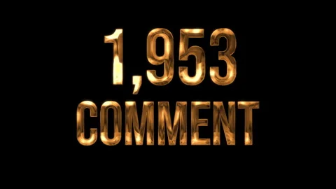 Number Comment 5 Stock Footage 338214782