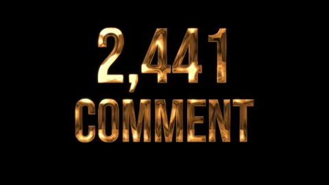 Number Comment 6 Stock Footage 338215374