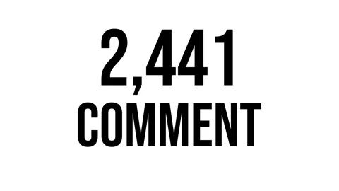 Number Comment 6 Stock Footage 338215877