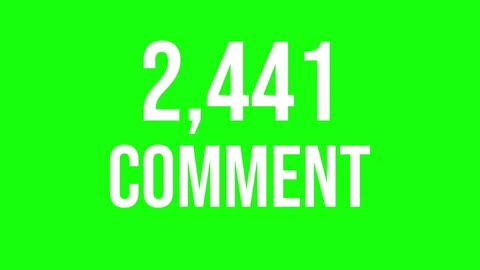 Number Comment 6 Stock Footage 338216116
