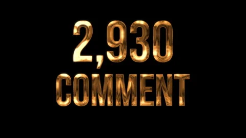 Number Comment 7 Stock Footage 338215457