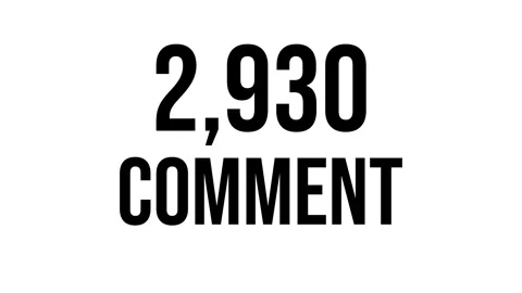 Number Comment 7 Stock Footage 338215884
