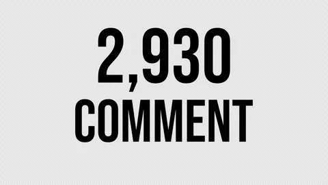 Number Comment 7 Stock Footage 338224526