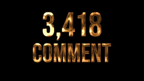 Number Comment 8 Stock Footage 338215468