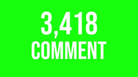 Number Comment 8 Stock Footage 338216184