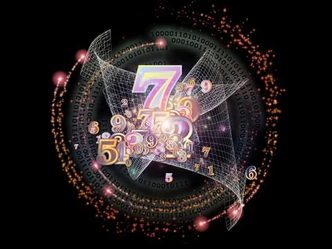 Number Composition Stock Illustration