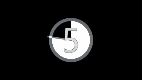 Number countdown m, digital counter Stock Footage 295362388