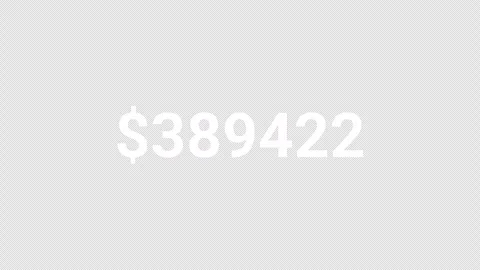 Number counter from zero dollar to one million dollar on a black background Stock Footage 276874973