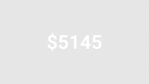 Number counter from zero dollar to ten thousand dollar on a black background Stock Footage 276874940