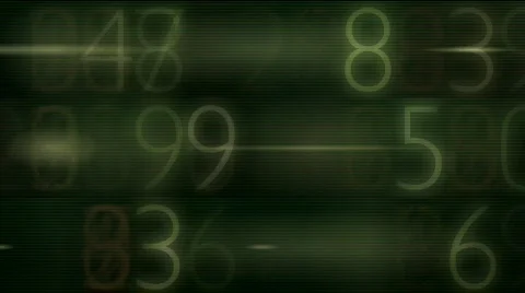 Number data Stock Footage 358511