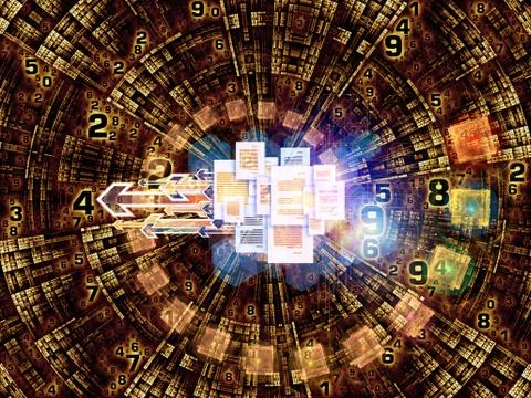 Number Domain Stock Illustration