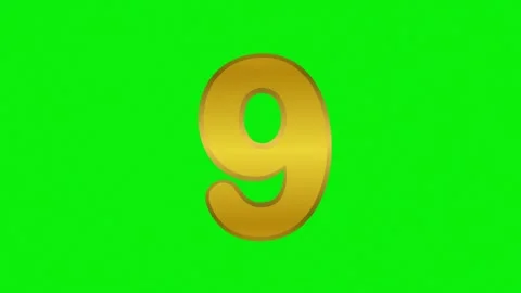 Number Dynamic on Chroma Key for Compositing Stock Footage 337178994
