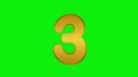 Number Dynamic on Chroma Key for Compositing Stock Footage 337991209