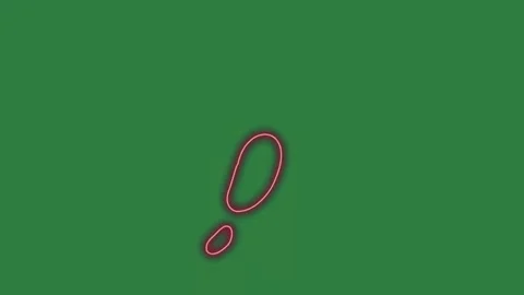 Number Dynamic With Circles - Chroma Key Green Screen Footage Stock Footage 338017267