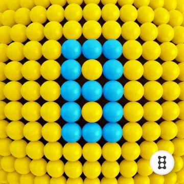 Number eight. Abstract mathematics background Stock Illustration