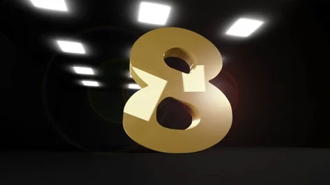 Number Eight Stock Footage
