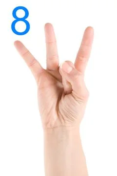 Number eight Stock Photos