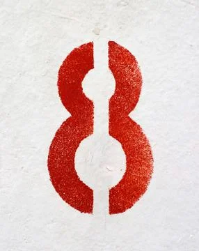 Number eight Stock Photos