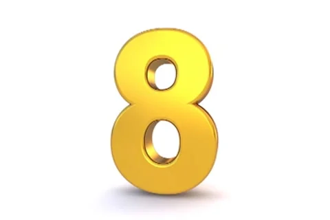 Number Eight - Rotating and Appearing Видео 8600923