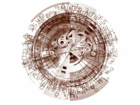 Number Elements Stock Illustration
