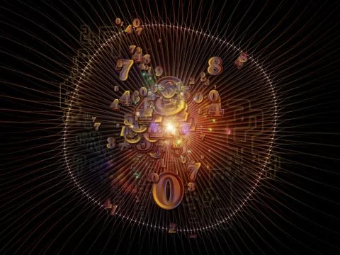 Number Elements イラスト素材