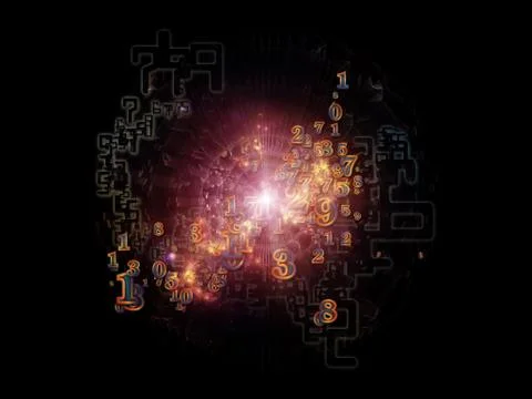 Number Elements Illustrazione stock