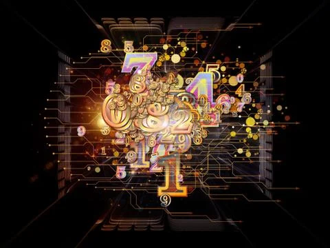 Number Elements イラスト素材