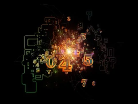 Number Elements Stock Illustration