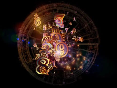 Number Elements Stock Illustration