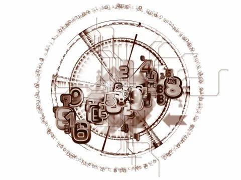 Number Elements イラスト素材